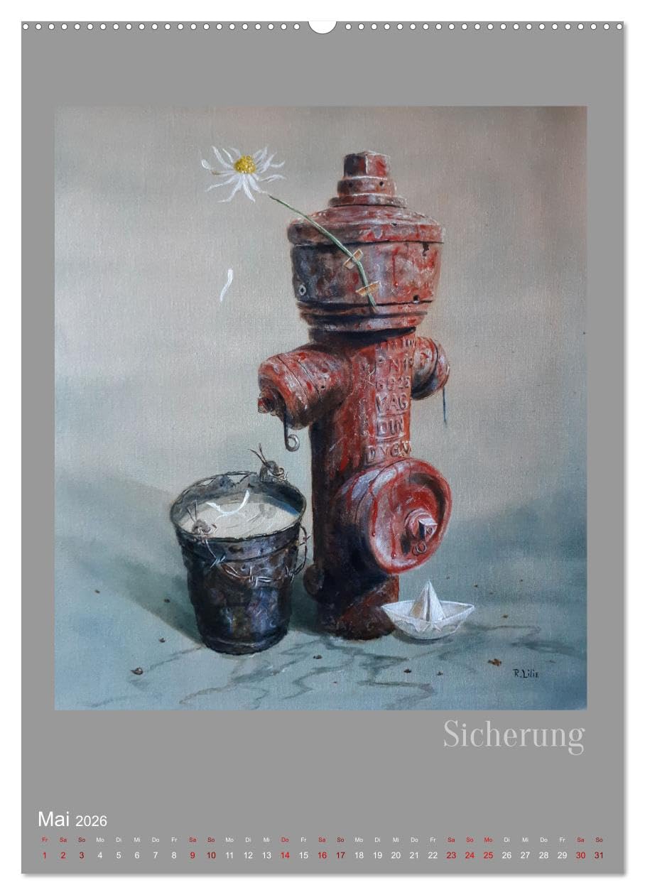 ART der Betrachtung (Wandkalender 2026 DIN A2 hoch), CALVENDO Monatskalender: Stillleben von Reinhold Lilie (CALVENDO Kunst)