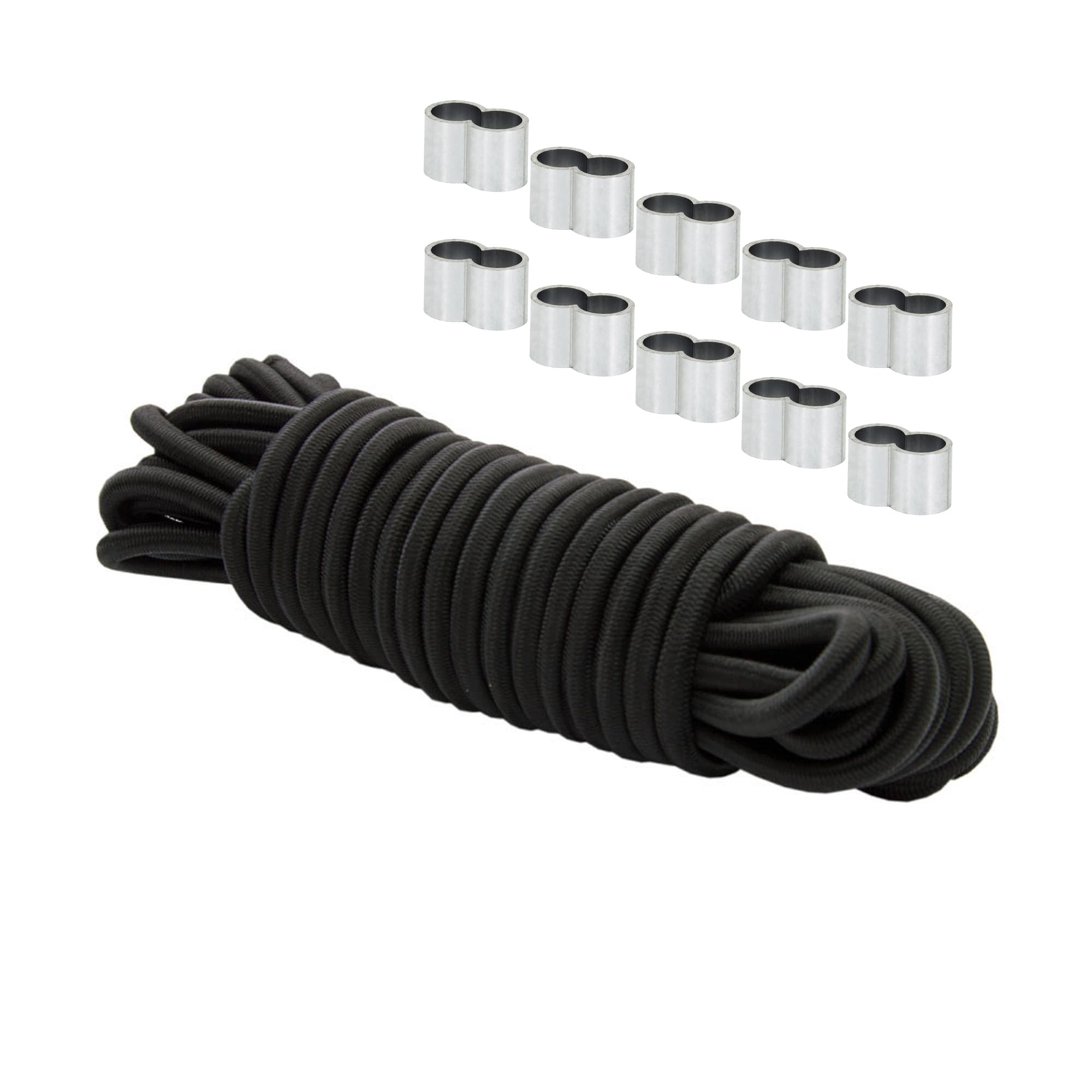 Gebiuhoo Corde de sécurité élastique 20m Noir 8mm Corde en Caoutchouc pour tendeurs Corde élastique Forte pour l'attache de Corde Con 4 Pièces Crochets Spirales Gebiuhoo Corde de sécurité élastique 20m Noir 8mm Corde en Caoutchouc pour tendeurs Corde élastique Forte pour l'attache de Corde Con 4 Pièces Crochets Spirales