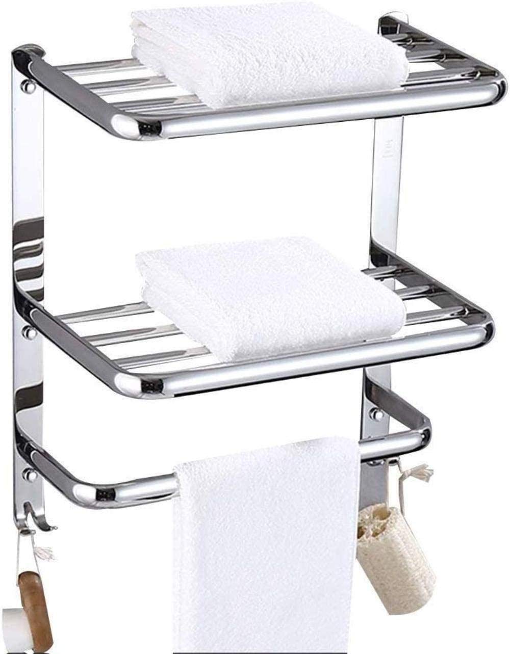 Étagères de salle de bain à 3 couches pour organiser et sécher vos accessoires de douche