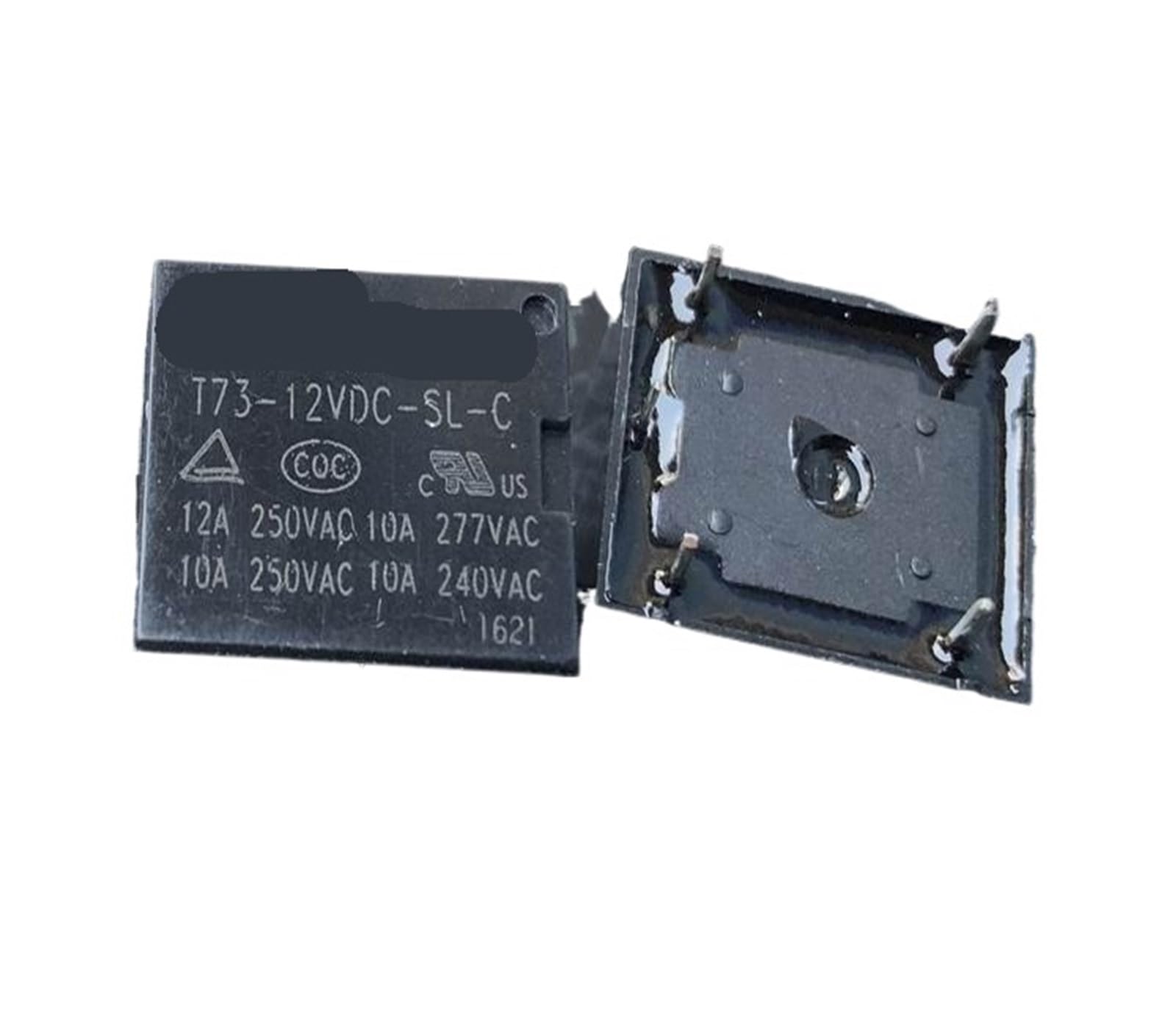 Relais électromécanique T73-12VDC-SL-C NISZA miniature à souder 5 broches