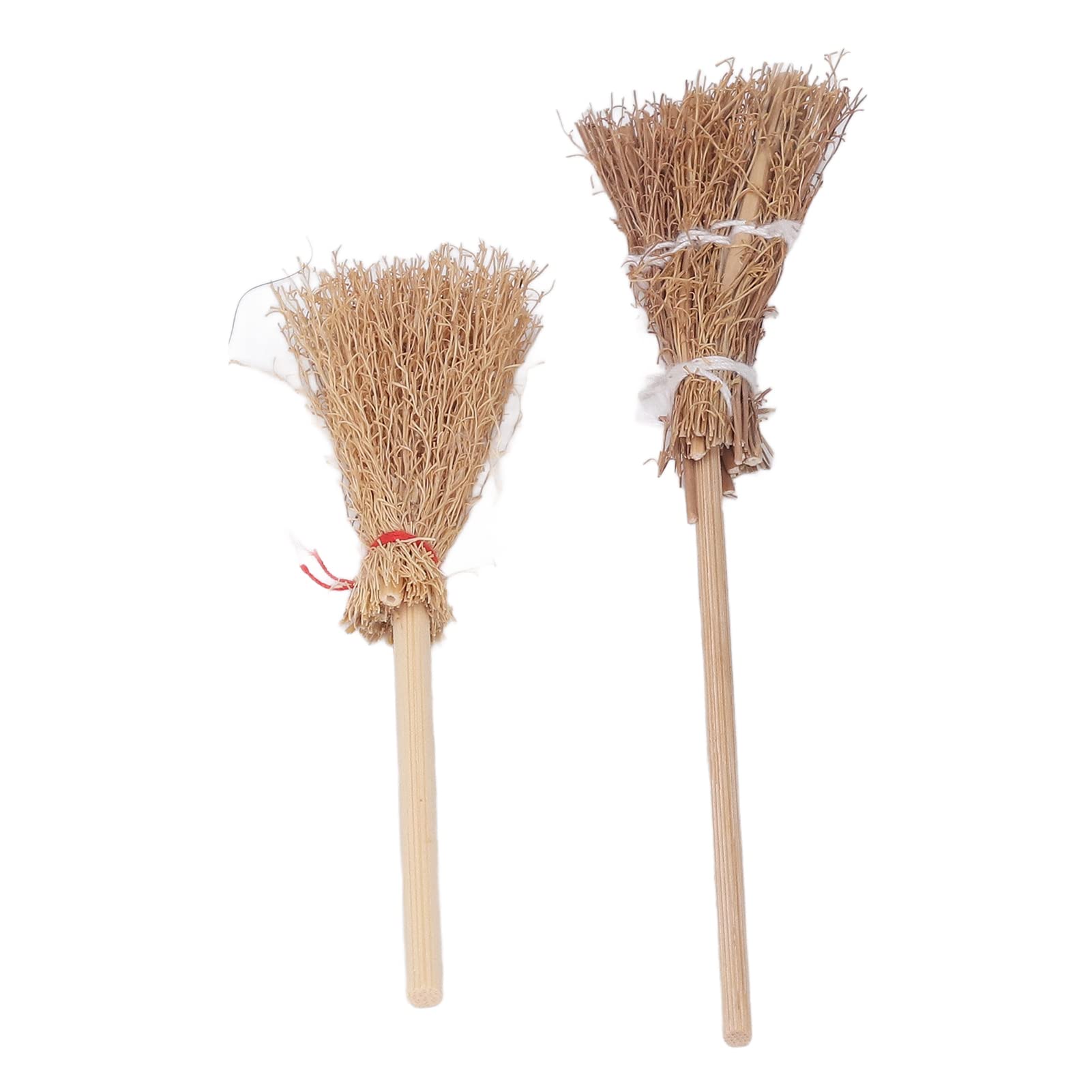 Mini Witch Broom, Halloween Straw Craft 20PCS Lifelike for Role Plays