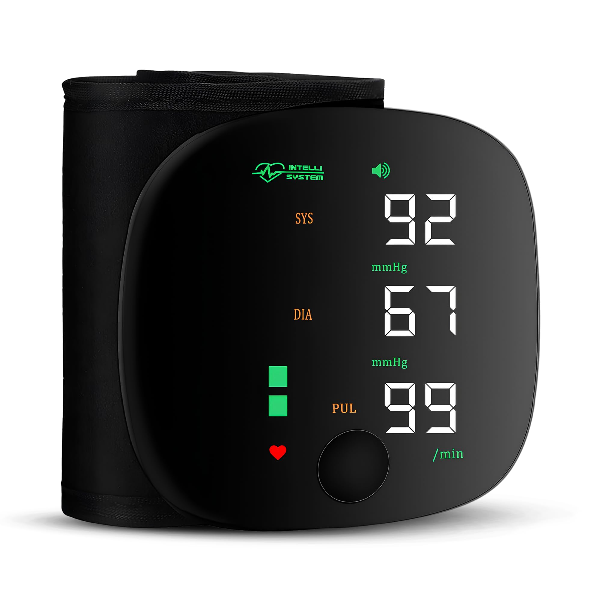 Wrist Blood Pressure Monitor | Digital BP Machine with Voice Support | Rechargeable Type-C | HD LED Display | One-Touch Operation | Irregular Heartbeat Detection | Portable BP Monitor for Home Use-image-7