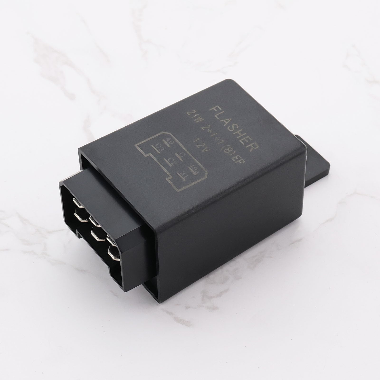 EBTOOLS Relais Clignotant 12V 3Pin - Unité Central Clignotant Compatible Fiat Jaguar Lotus 502096