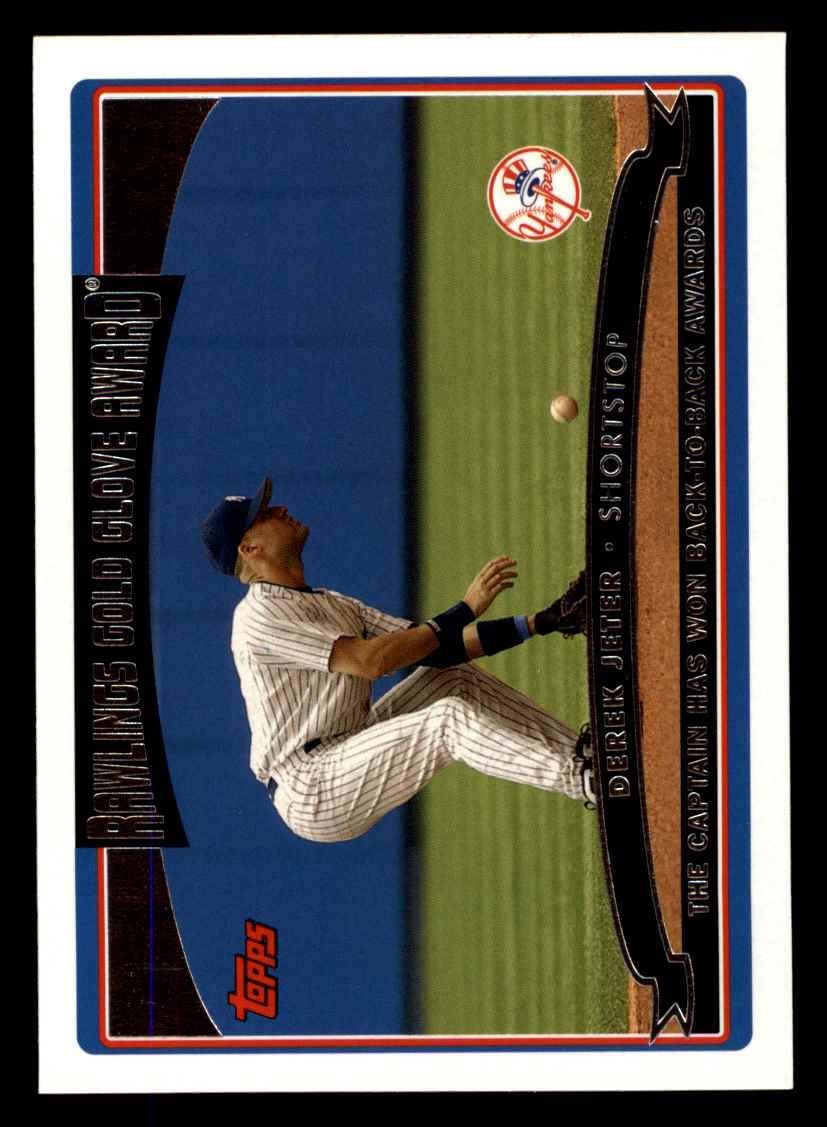 Amazon.com: 2006 Topps #246 Golden Glove Award Derek Jeter New