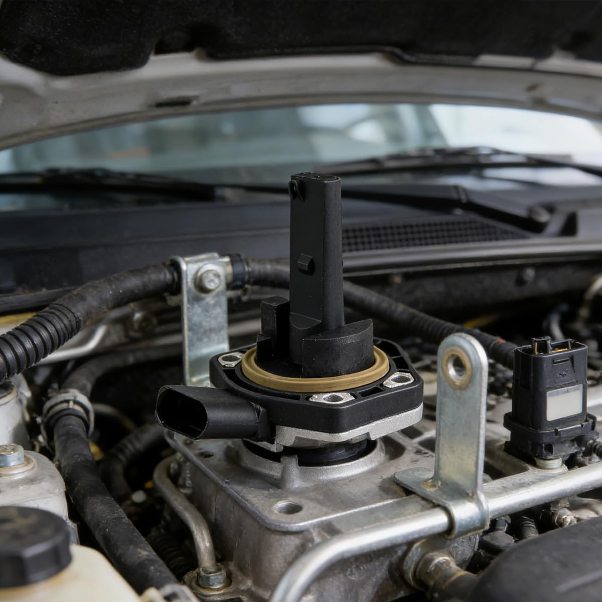 Capteur de Niveau d'huile Moteur pour Passat B6 B5.5 Transporter T5 Multivan Golf 5 Plus Polo 9N