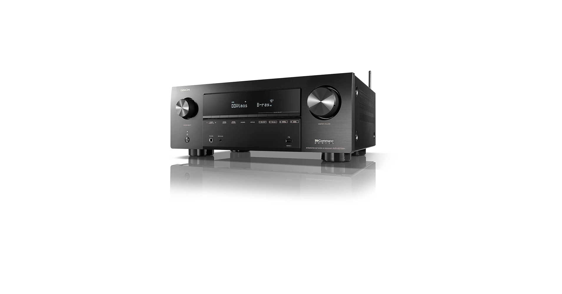 アンプ DENON AVR-X2700H AVR-X2700H - 7.2 Ch. 95W 8K AV Receiver with HEOS® Built-in