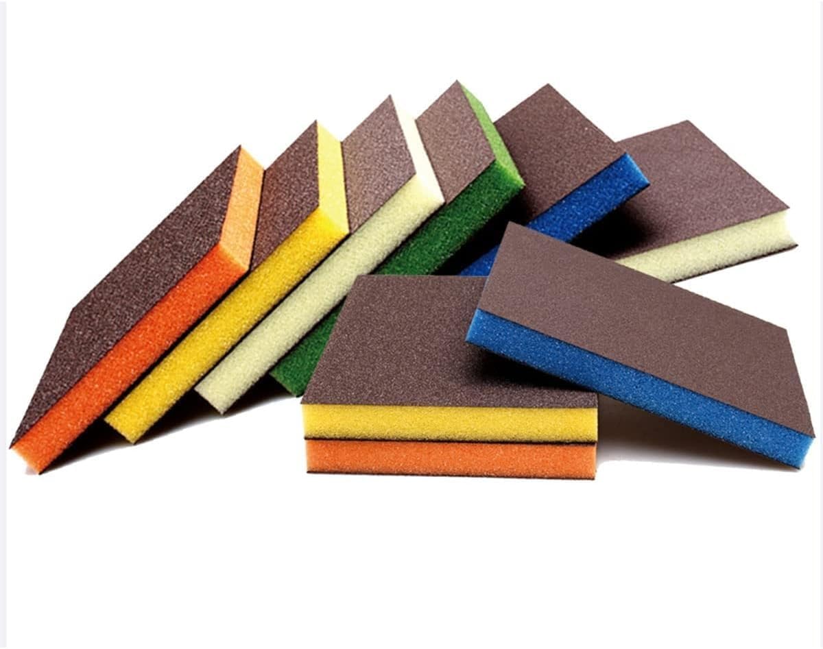 Sanding Sponges,Sandpaper Block,20PCS Assorted Sanding Sponge Blocks for Woodworking, Metal, and Drywall - Washable and Reusable(180Grit)