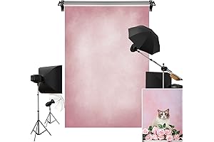 Kate 5x7ft/1.5x2.2m Light Pink Backdrop for Photoshoot