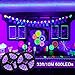 Sunmerit UV Black Light LED Strip, 33FT 600 LEDs, Black Lights for Birthday Halloween Stage, Ultraviolet Fluorescent Fixtures Rope Lighting Decoration Glow in Dark Party, Non-Waterproof 12V