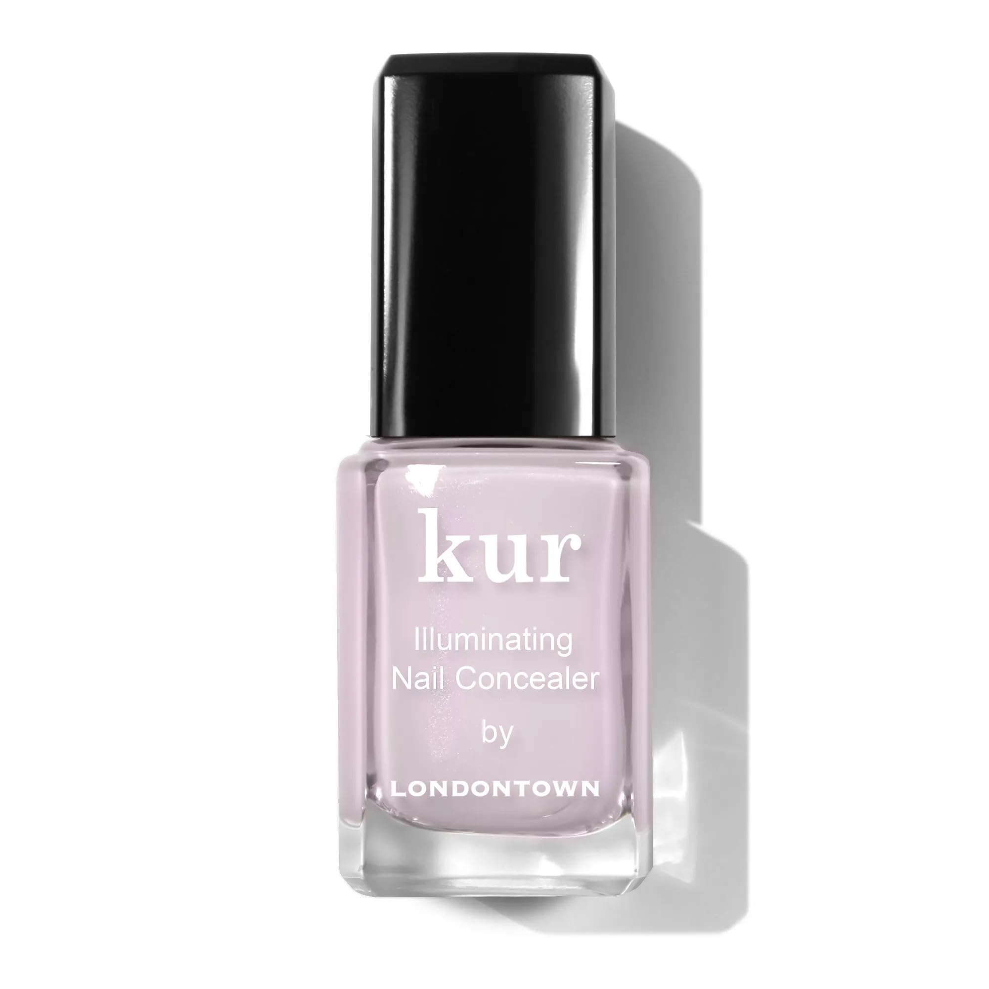 LONDONTOWN Illuminating Nail Concealer - Sheer Brightening Nail Polish & Strengthener for Yellowing, Damaged or Discolored Nails, Natural Nail Perfector, 21+ Free, 0.4 Fl Oz