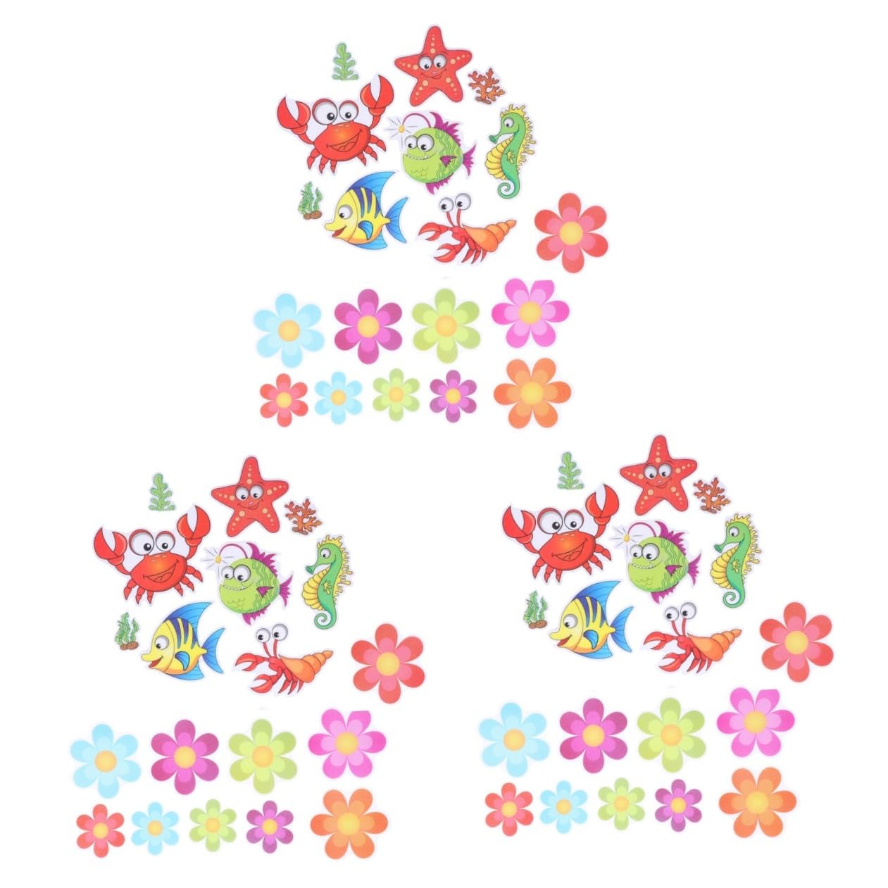 Amosfun 57 Uds Pegatinas Antideslizantes para El Hogar Pegatinas Antideslizantes para Bañera Y Ducha Peldaños De Seguridad para Bañera Seguridad para El Baño