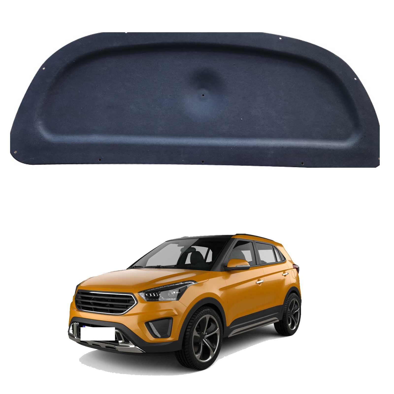 Papep Normal Heat Shield & Soundproof Cotton For Hyundai Ix25 2014-2017, Bonnet Engine Insulation Mat, Noise Reduction Thermal Liner Cover For Car Hood