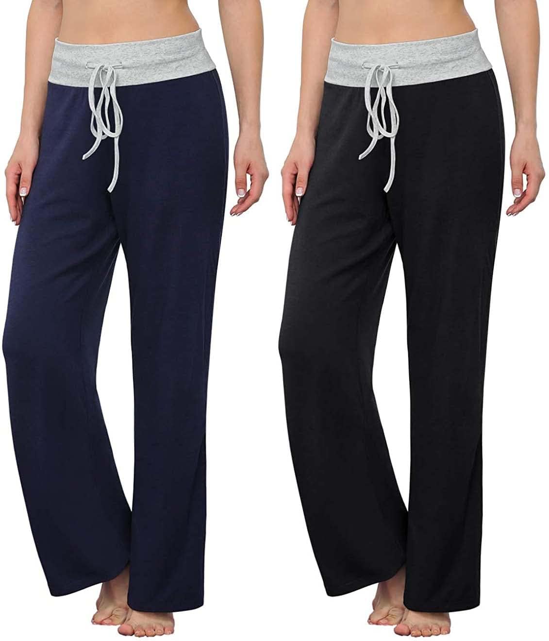 THE BOTTOM STOREWomen's Cotton Pyjama Pants | Women's Sleepwear Pants (Pack Of 2)
