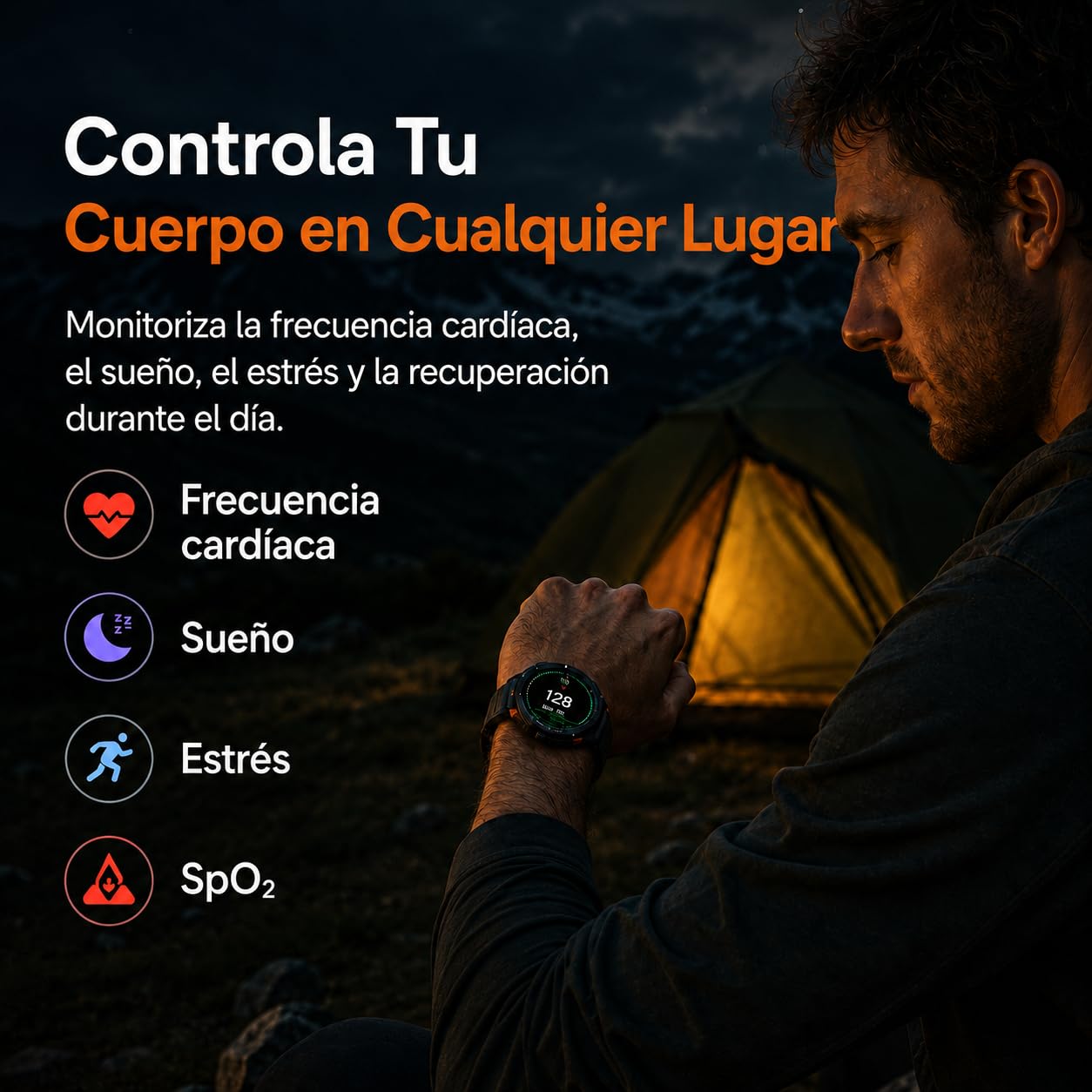 Mibro GS Explorer S Reloj Inteligente Deportivo para Hombre, Bisel de Cerámico, 10atm Resistente al Agua, Batería hasta 20 Días, Pantalla AMOLED, 150+ Deportes, GPS Smartwatch para Android iPhone
