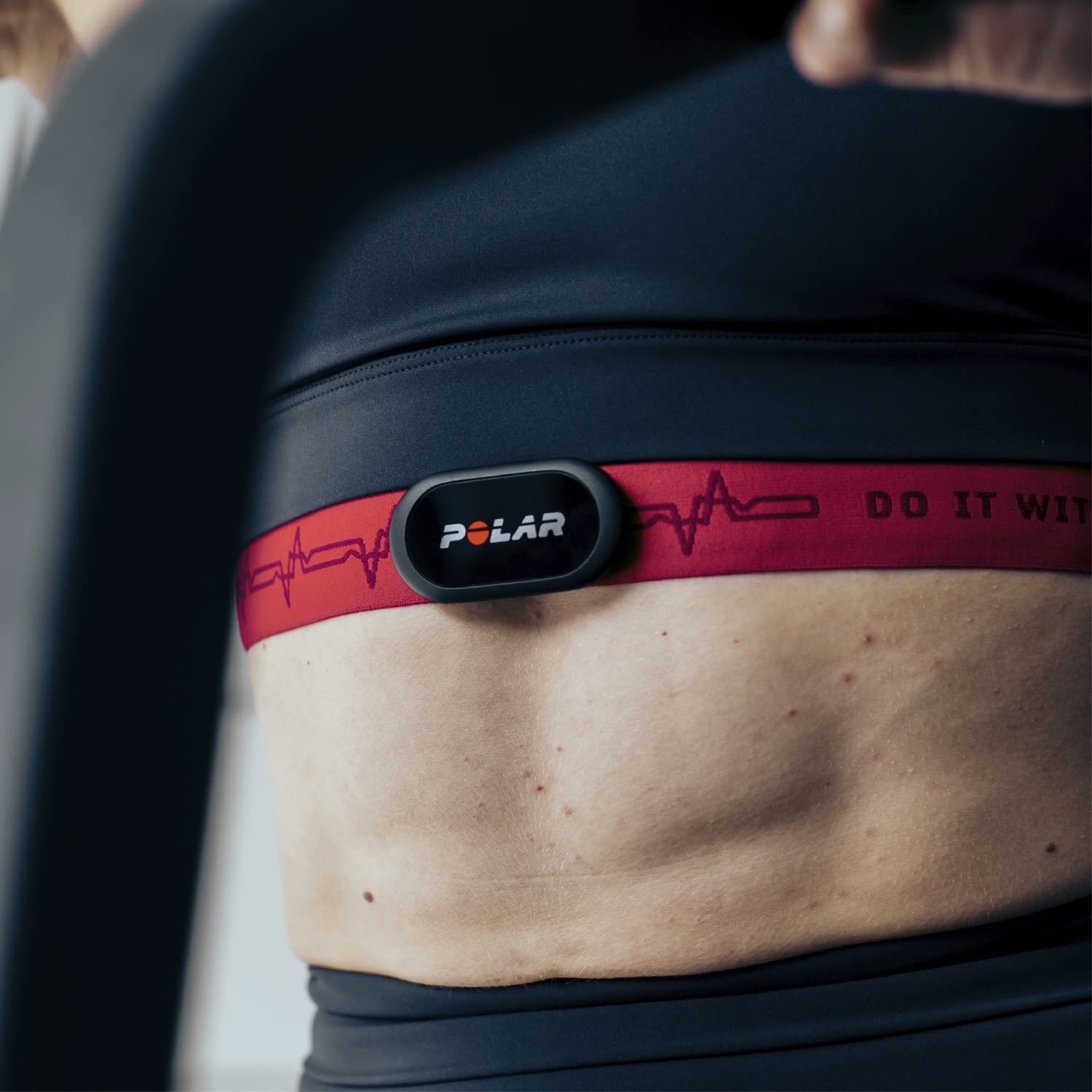 Amazon | [ポラール] チェストストラップ ハートビート レッド 胸心拍