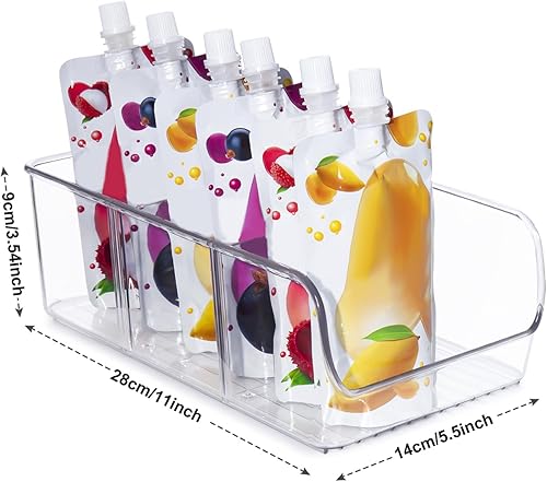 Miniatura 2 de Organizador versátil para cocina y hogar despensa, cocina, refrigerador, cajón y solución de almacenamiento de aperitivos, perfecto para