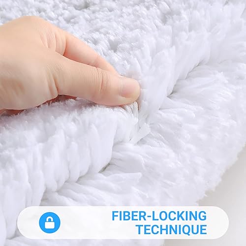 Miniatura 7 de KAYBTNT Tapete de baño súper suave de microfibra de lujo antideslizante duradero grueso absorbente lanudo y lavable de secado rápido bonita alfombra