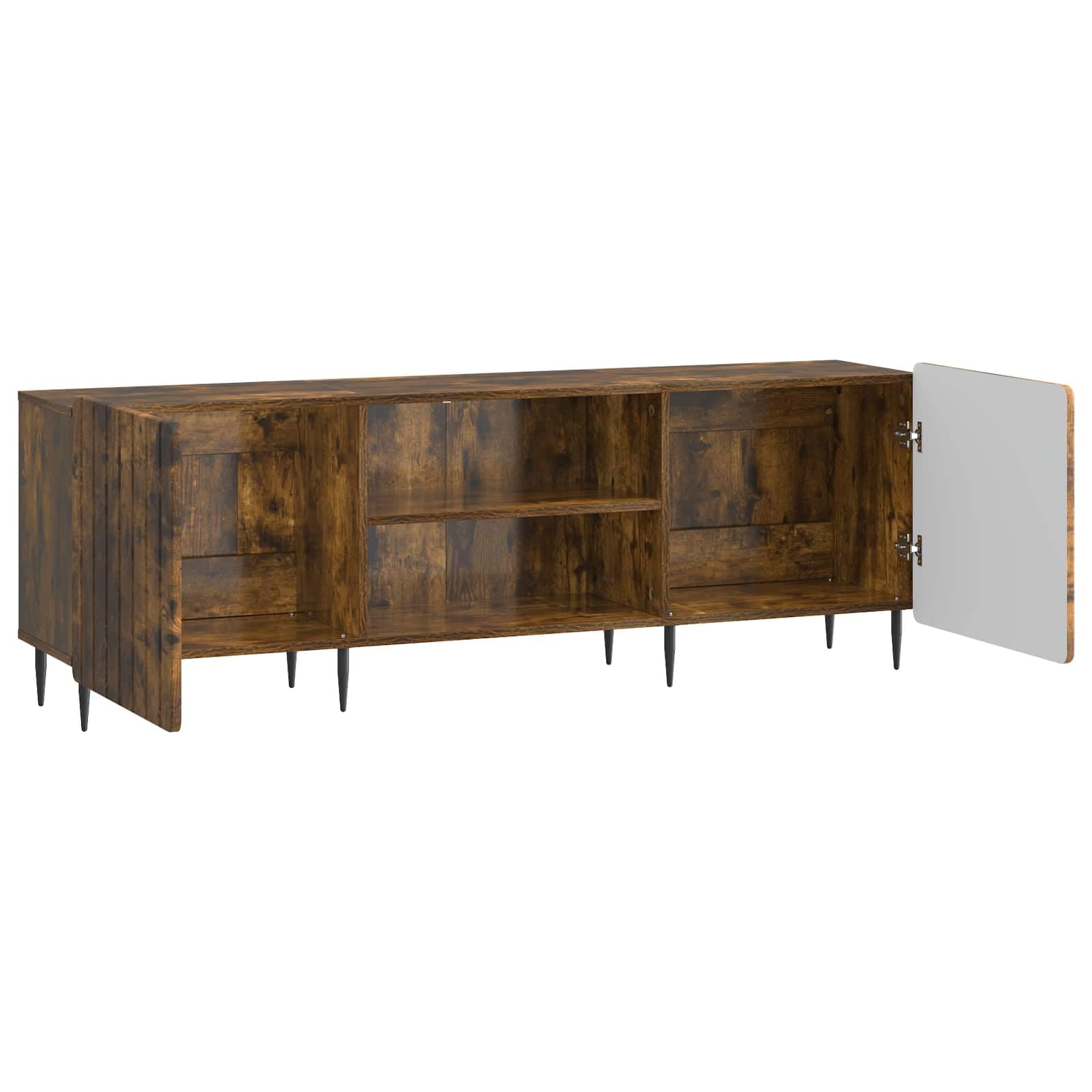Mobile TV in rovere affumicato, 150 x 31 x 52 cm