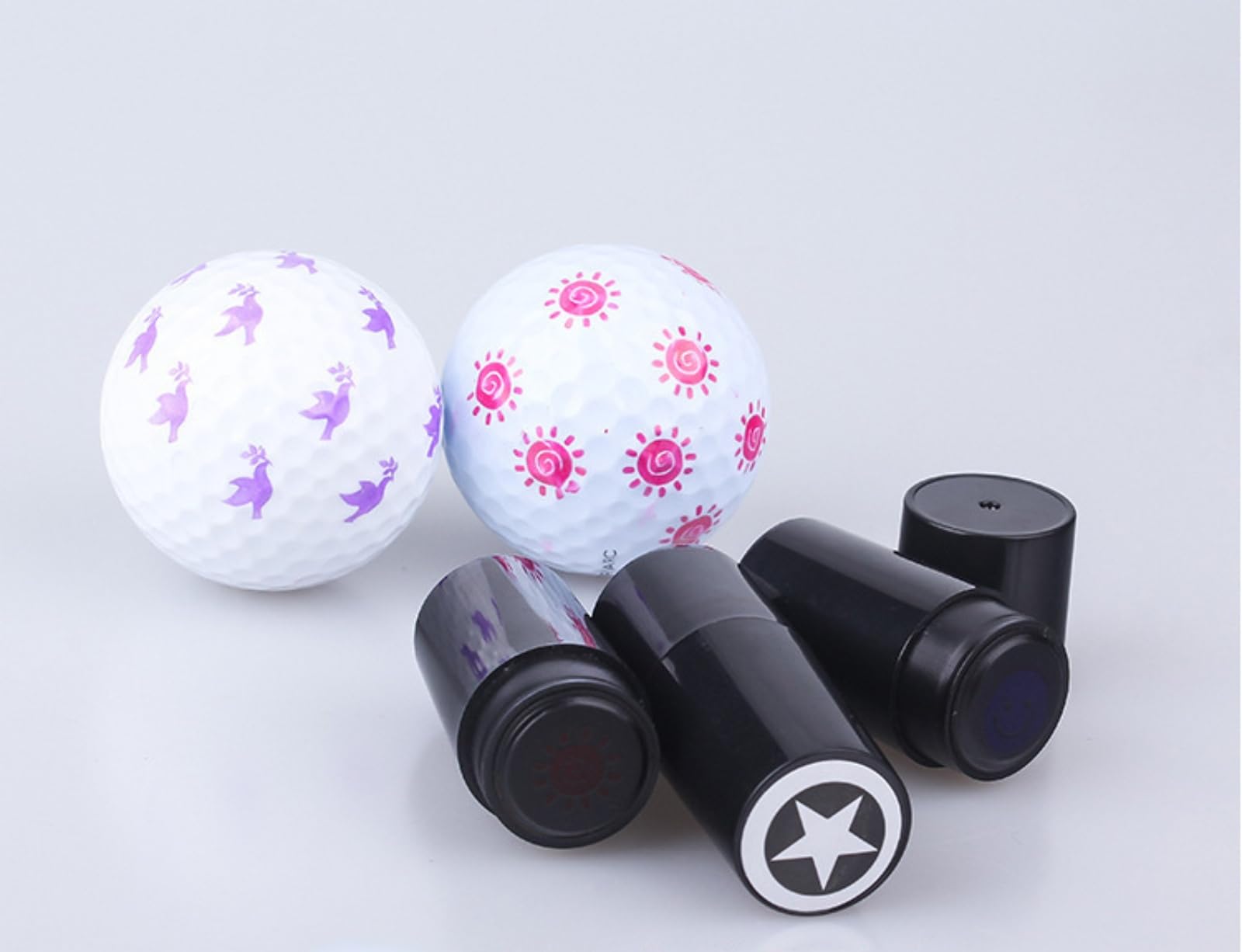 Sello de pelota de golf personalizado con monograma reutilizable para golfistas