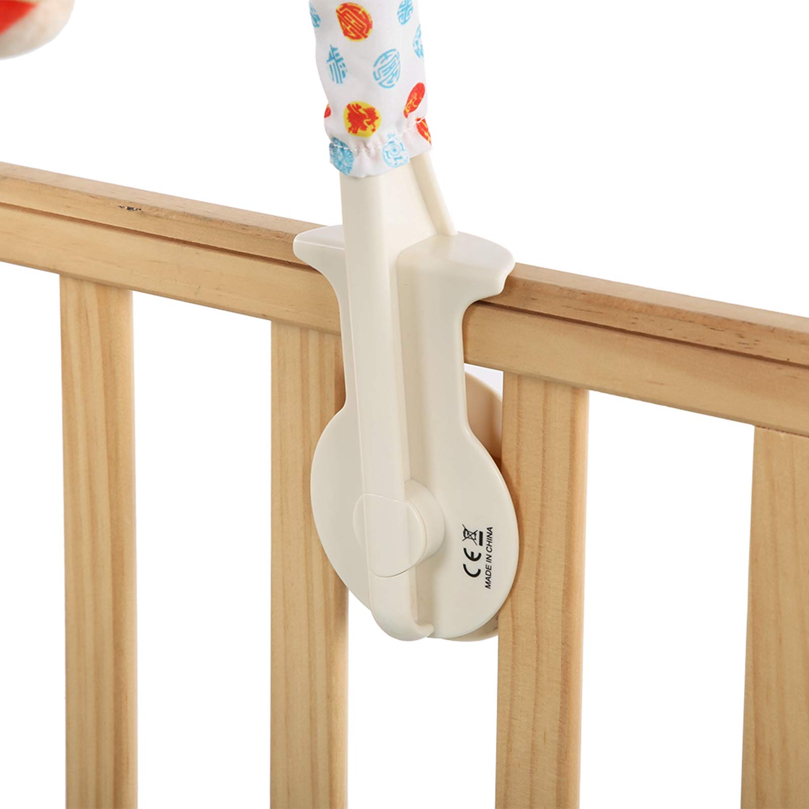 Passeggino con sonaglio per culla giocattolo musicale sospeso senza rumore