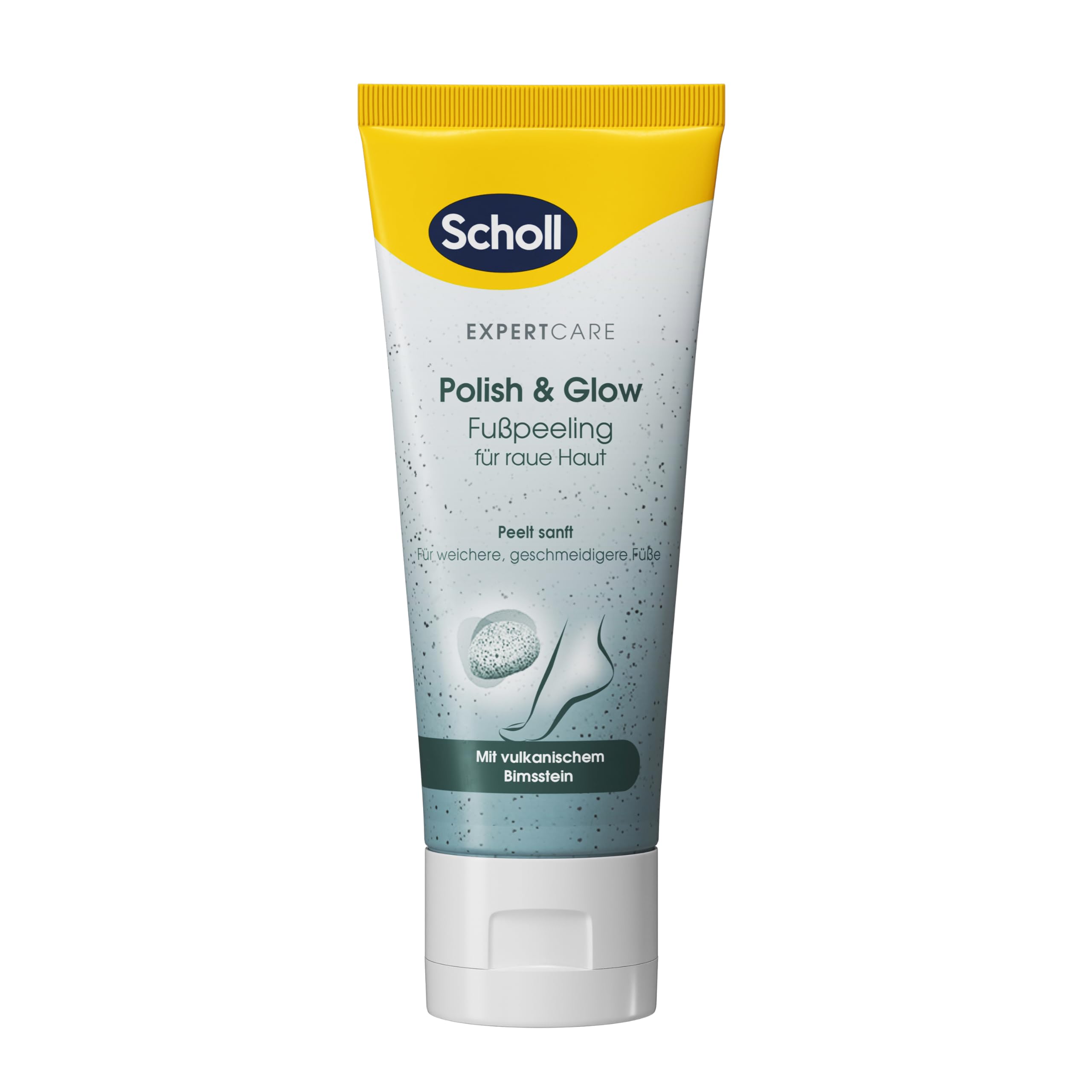 Scholl EXPERTCARE Anti-Hornhaut Pflegepeeling – Fußpflege – 75 ml