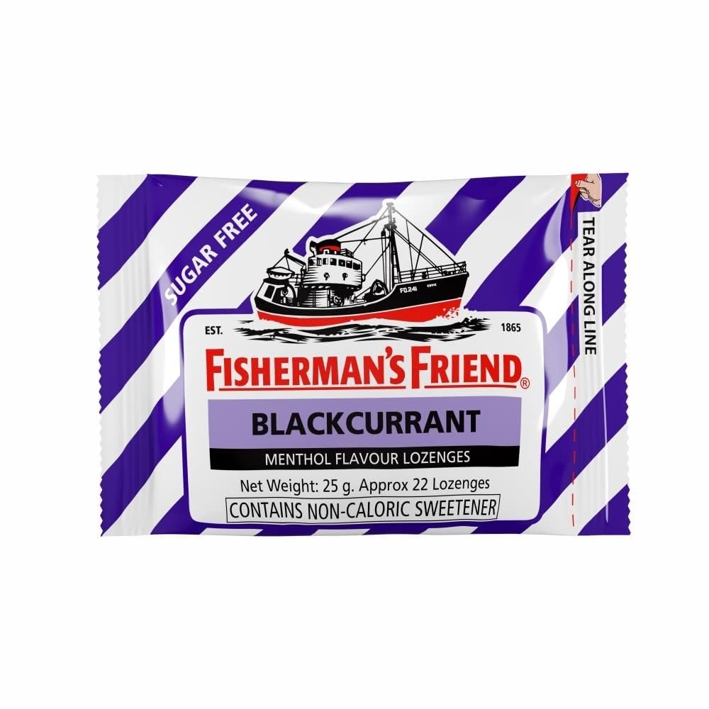 Fisherman's 25g Friend Blackcurrant Flavour Lozenges with Sweeteners