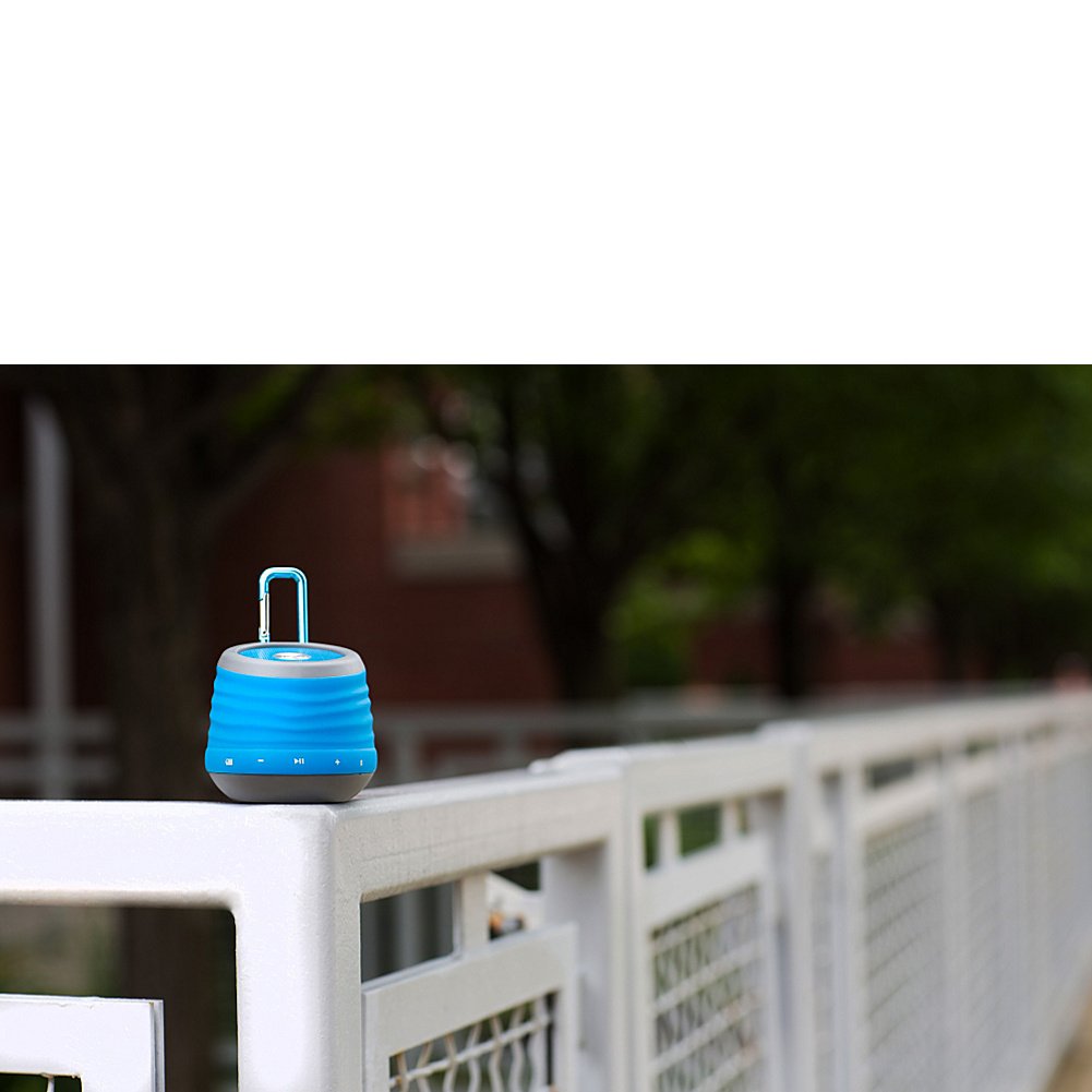 JAM XT Extreme Wireless Speaker, Splash Proof, Drop Proof, Dirt Proof IP64 Rating, Carabiner Clip, Built-in Speakerphone, Works with iPhone, Android, Bluetooth Devices, HXP430BK Black