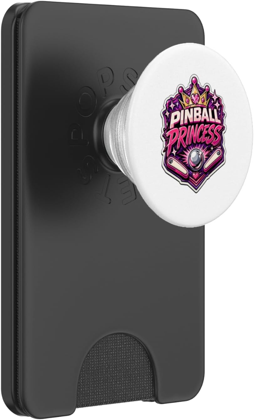 Pinball Princess Machines Funny Arcade Game Lover Games PopSockets PopWallet for MagSafe