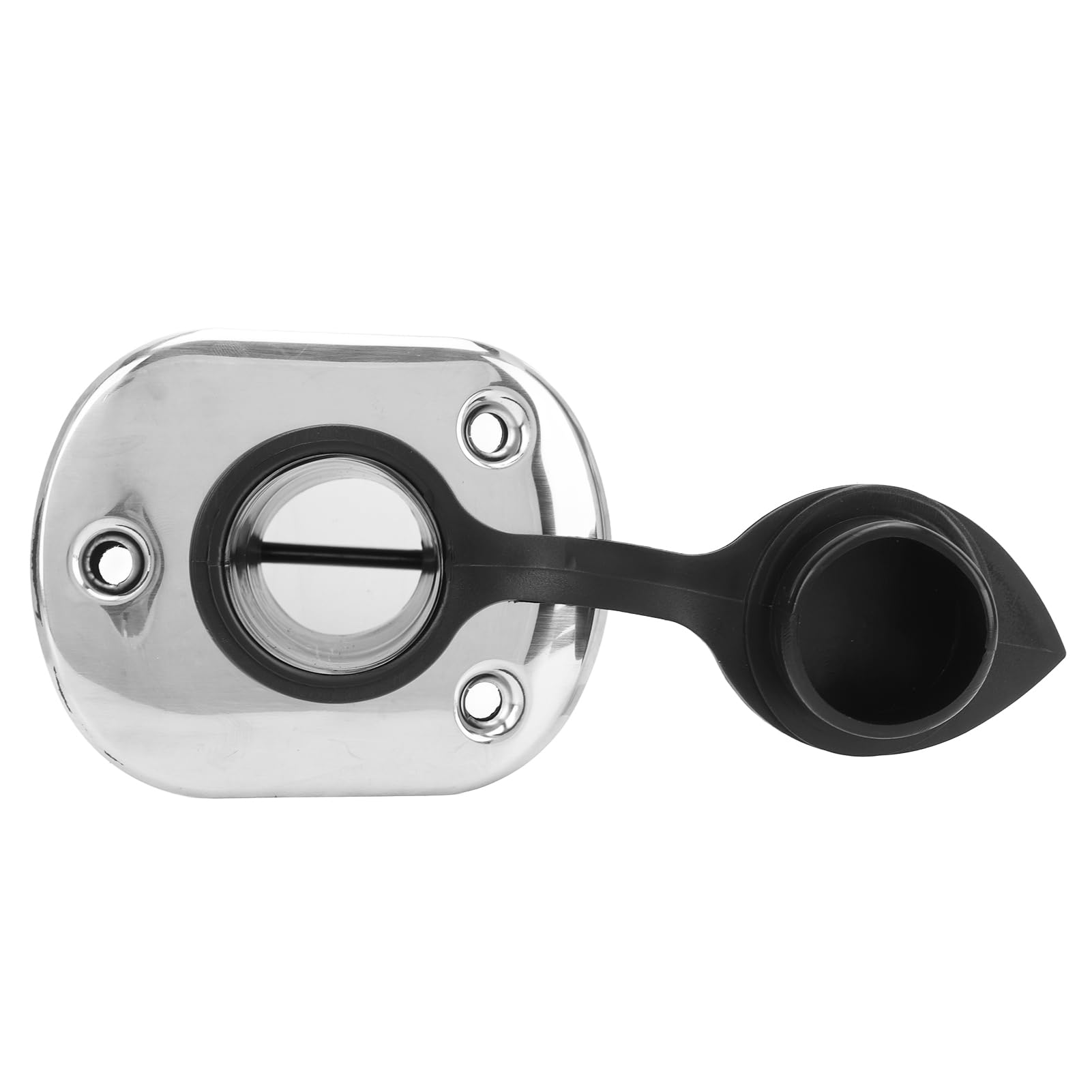 Portacanna per Barca Materiale in Acciaio Inossidabile 316 2 Pezzi/set Portacanna per Barca Supporto per Canna Pesca con Angolo di Flangia di 15 Gradi