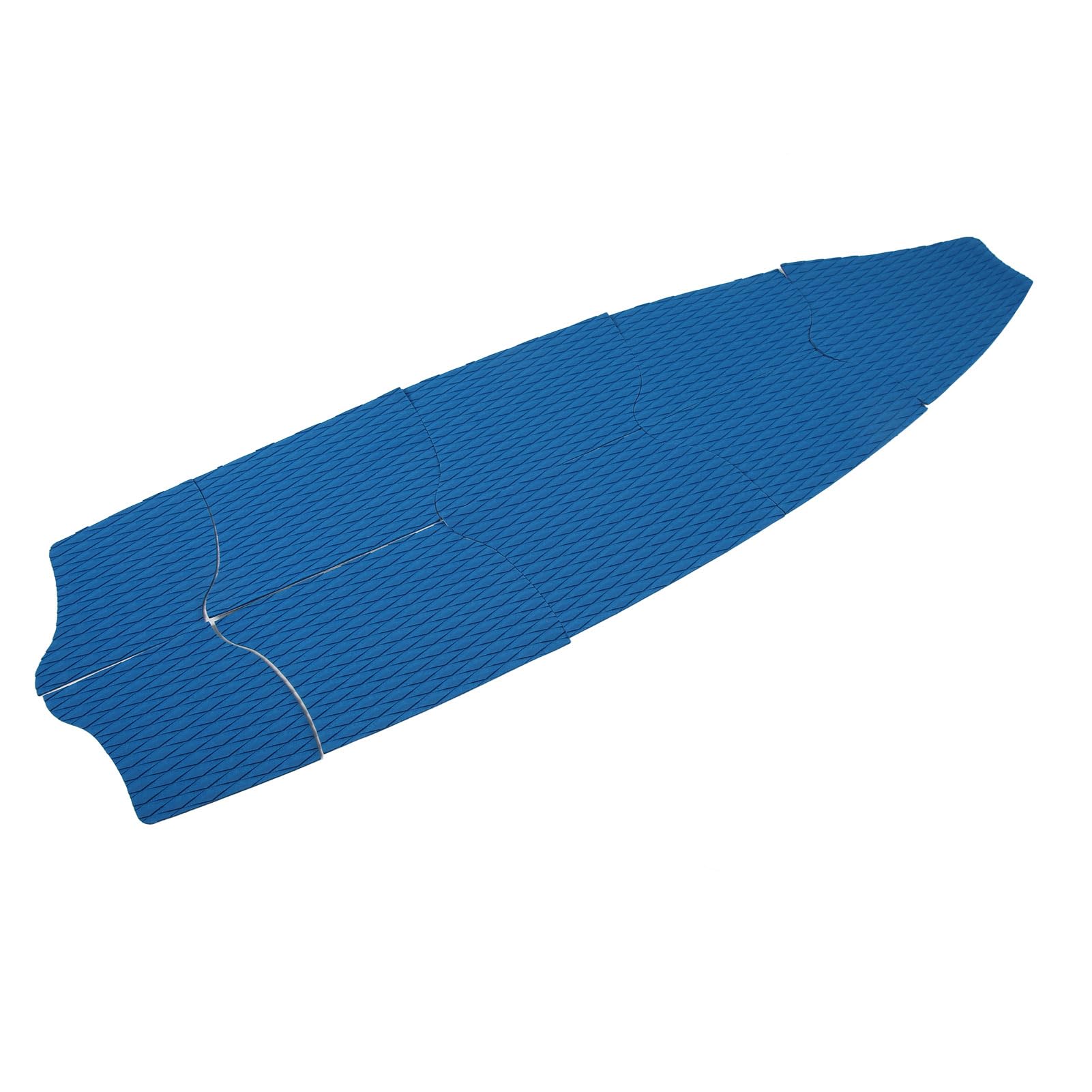 Surfbrett-Traktionspad-Set, 9 Stück, mit Anti-Rutsch-Design für Surfbretter, Kitesurfen und Paddle-Boards, Blaues Eva-Material, 188 X 59,9 cm