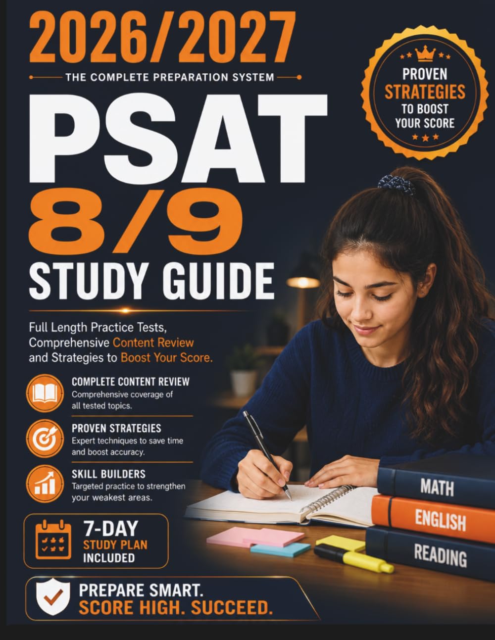 PSAT 8/9 Study Guide: Full Length Practice Tests, Comprehensive Content Review and Strategies to Ace the New Test Format
