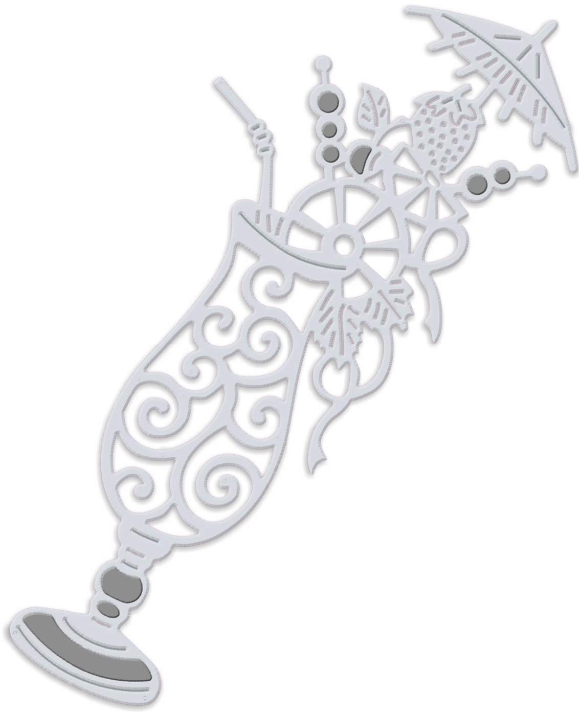 Sweet Dixie Grey Sdd464 Cutting Die, Metal, Medium