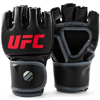 Amazon | UFC Contender オープンフィンガーグローブ ブラック