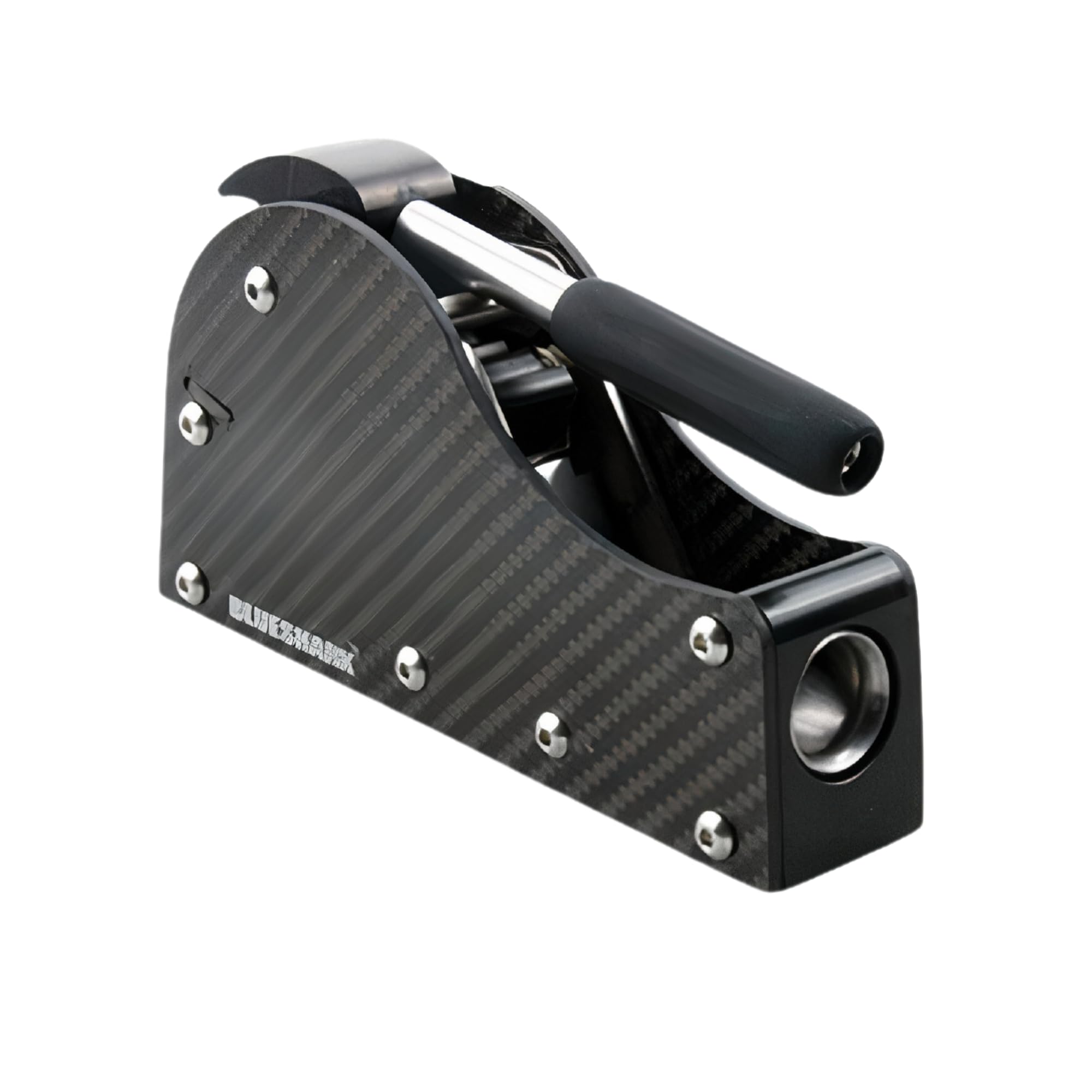 Blue Shark3210 Sailing Rope Clutch-Carbon Fiber Material Max Working Load 2650 Lbs Max Line 12mm for Halyards and High-Load Control Lines