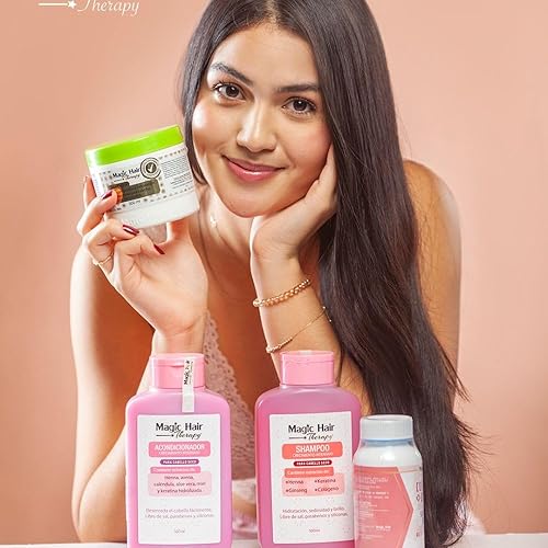 Miniatura 4 de Champú acondicionador y tónico (paquete de 3) champú mágico crecimiento intensivo Acondicionador Magic Hair Crecimiento Tonico capilar Crecimiento