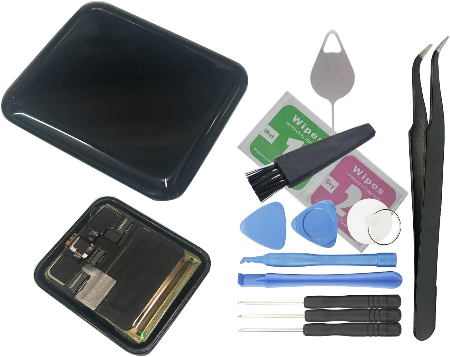 AppleiWatch 第 2 世代 LCD に対応 タッチスクリーンディスプレイ デジタイザーアセンブリ 交換アクセサリー 38m