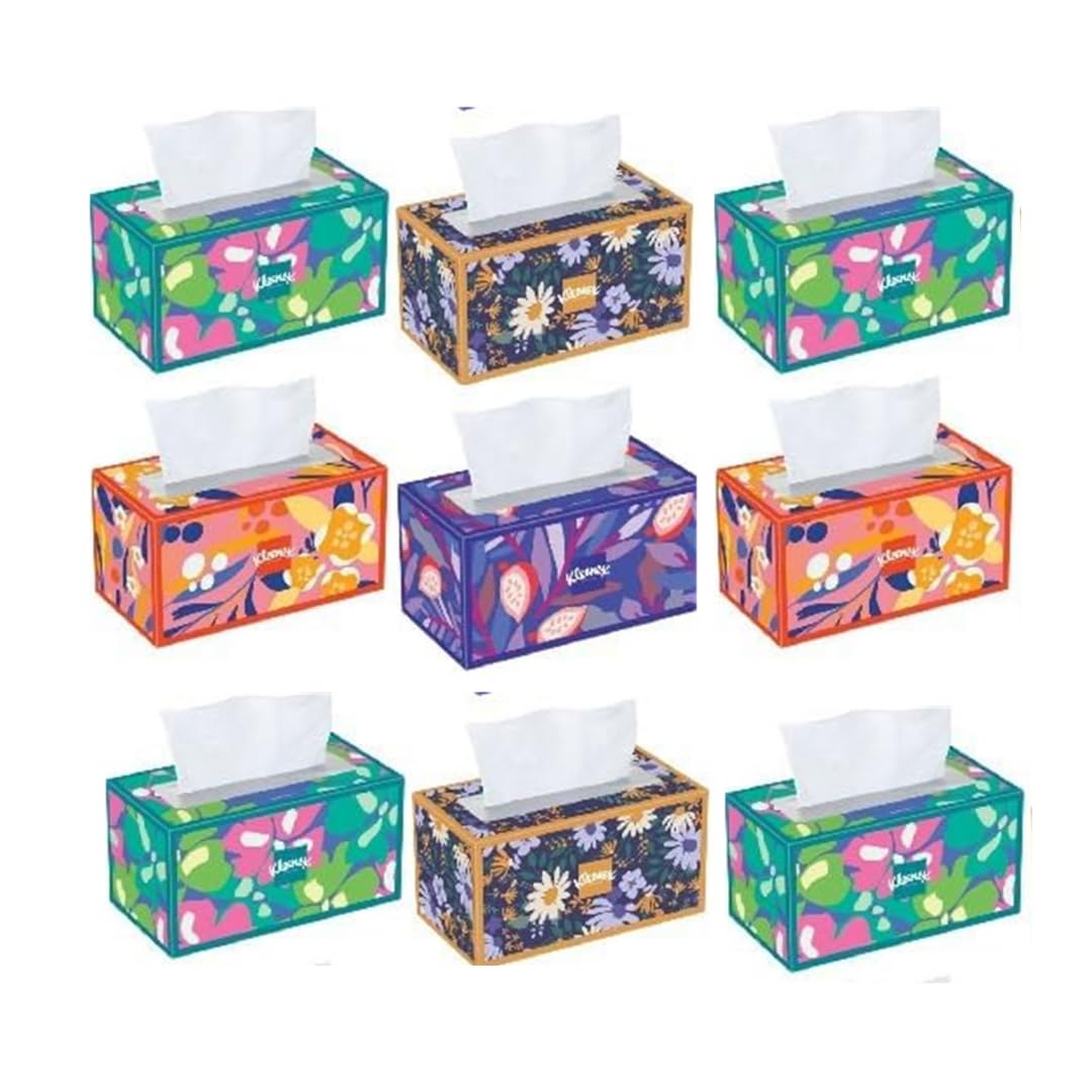 Trusted Care Facial Tissues 9 Big Boxes 230 Tissues Per Box - 2-Ply Soft Absorbent 2 070 Total