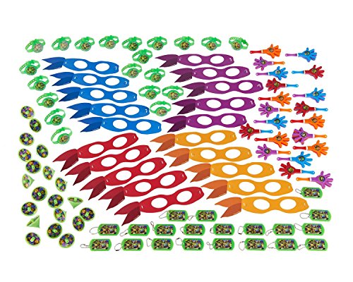 amscan Teenage Mutant Ninja TurtlesParty Supplies | Party Favor | Pack of 100,Multi Color,24