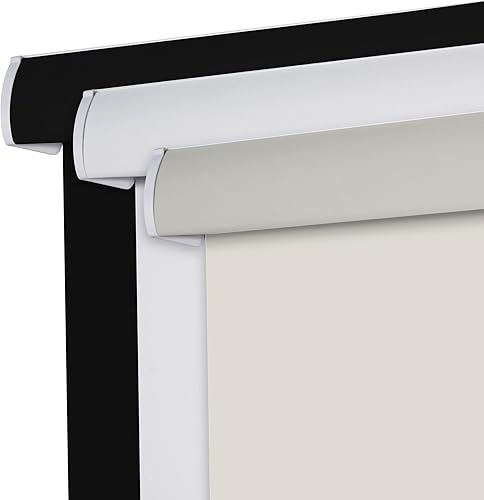 HOTSOON Persianas enrollables opacas sin cordones con cenefa de cassette, aislamiento térmico, protección UV, persianas de ventana para el hogar, la HOTSOON Persianas enrollables opacas sin cordones con cenefa de cassette, aislamiento térmico, protección UV, persianas de ventana para el hogar, la