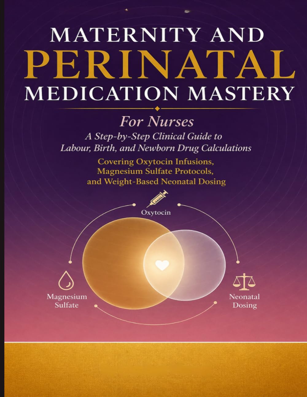 Maternity and Perinatal Medication Mastery for Nurses: A Step-by-Step Clinical Guide to Labour, Birth, and Newborn Drug Calculations Covering Oxytocin Infusions, Magnesium Sulfate Protocols.
