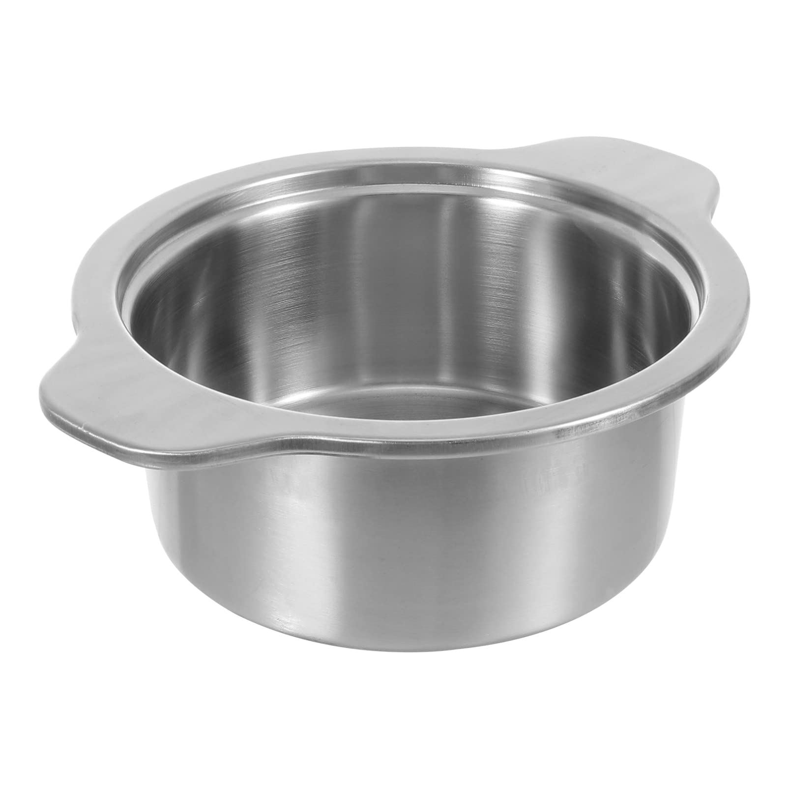 BESTonZON Shabu Hot Pot Stainless Steel Chinese Induction Shabu Pot Soup Bowls Stock Pot for Induction Cooktop Gas Stove (Silver)