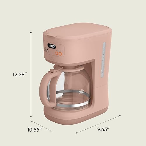 Miniatura 8 de bella Marcador de café programable de 12 tazas, accesorios reutilizables aptos para lavavajillas, pantalla LCD fácil, apagado automático, 900