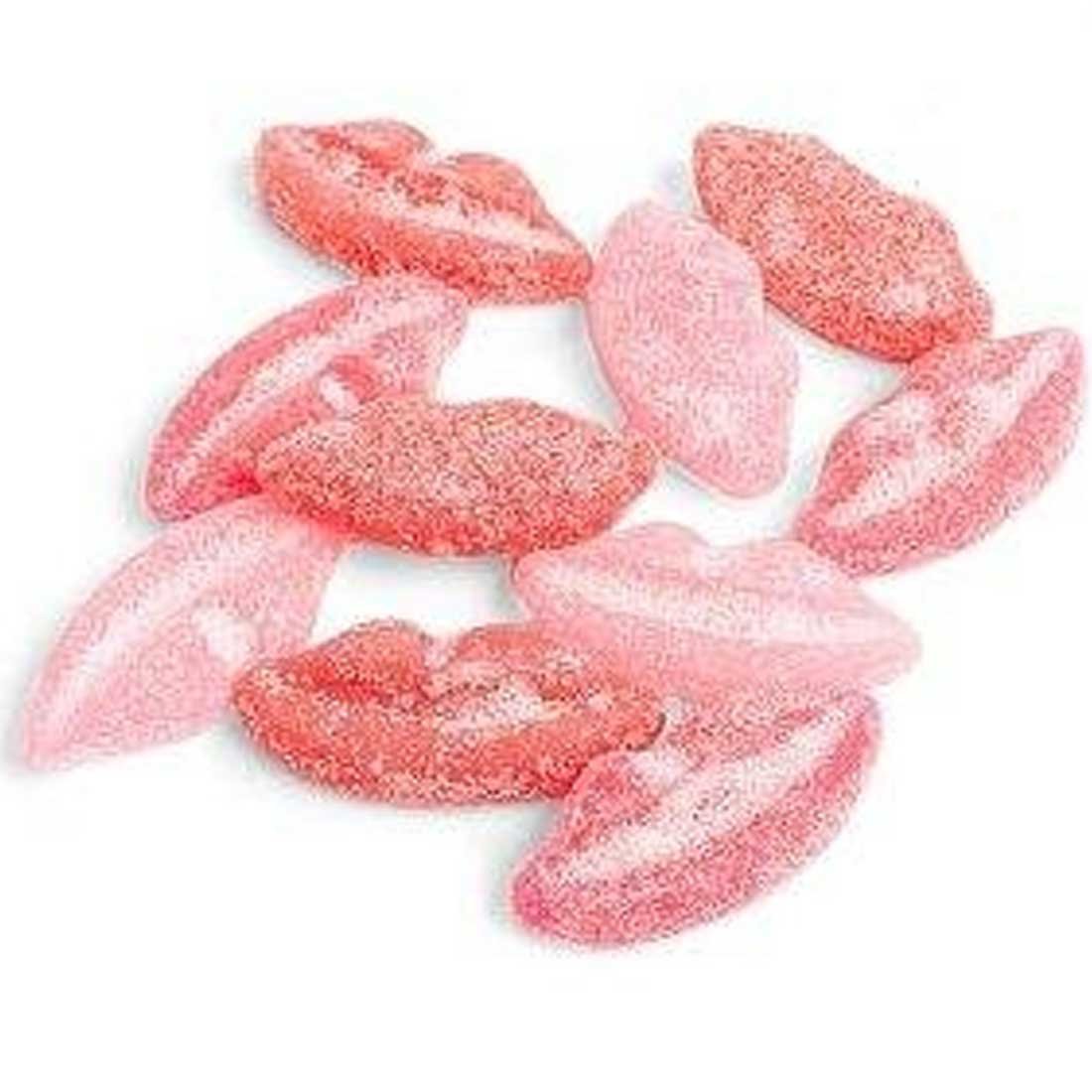 Gimbals Gummy Sour Pucker Up Gummy Lips - 5 Lb. Bag (No major 8 allergens: No Peanuts, No Tree Nuts, No Dairy, No Egg, No Gluten, No Trans Fat, No Gelatin, No Soy)