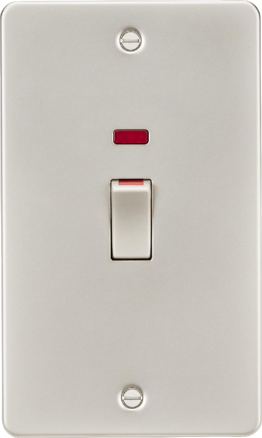 Knightsbridge 45A DP Switch with Neon (2G size) - Pearl