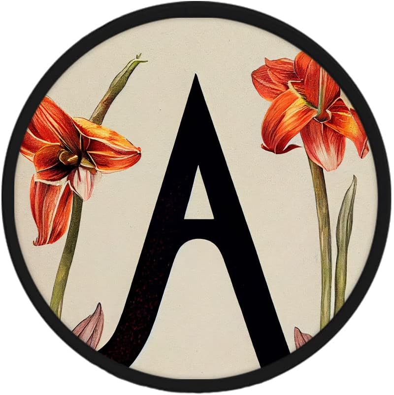 Letter A Patches - Creative Patch Applique for Clothes - Artwork Patches - Circle, White