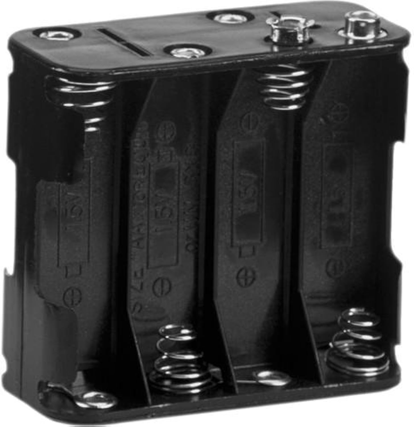IDUINO Battery Holder 12V 8 AA with Snap 9V Connector Case Box, Double Side - Pack of 2-image-43