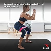 Vista 28 de Norsk Alfombrillas de ejercicio reversibles de doble cara de 1/2 pulgada de espuma para gimnasio en casa, azulejos de espuma EVA entrelazados