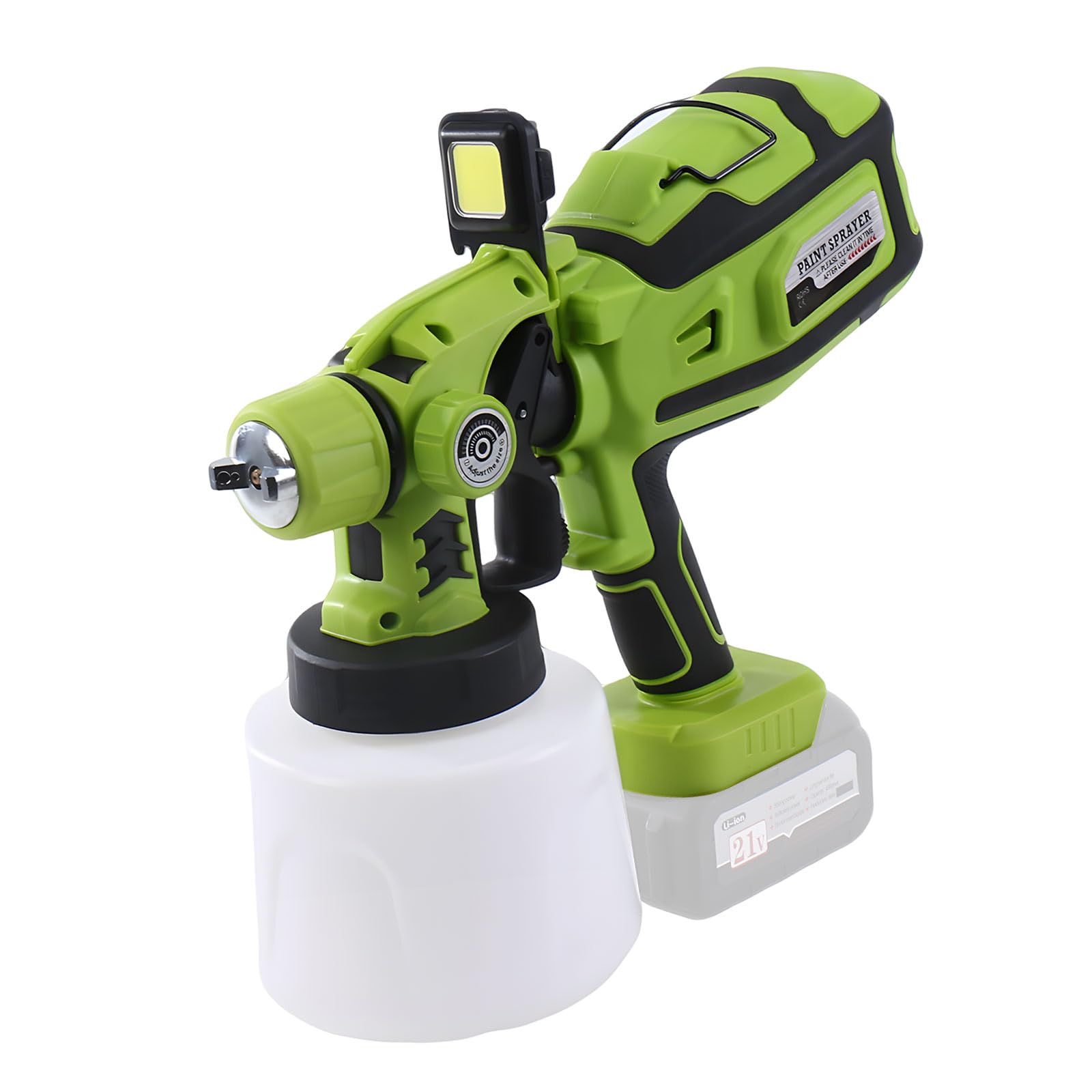 650W Cordless Elettrico Spruzzatore HVLP Vernice Spruzzatore Auto Mobili Rivestimento in Acciaio Aerografi Capacità 1400mL Vernice Elettrica Cordless