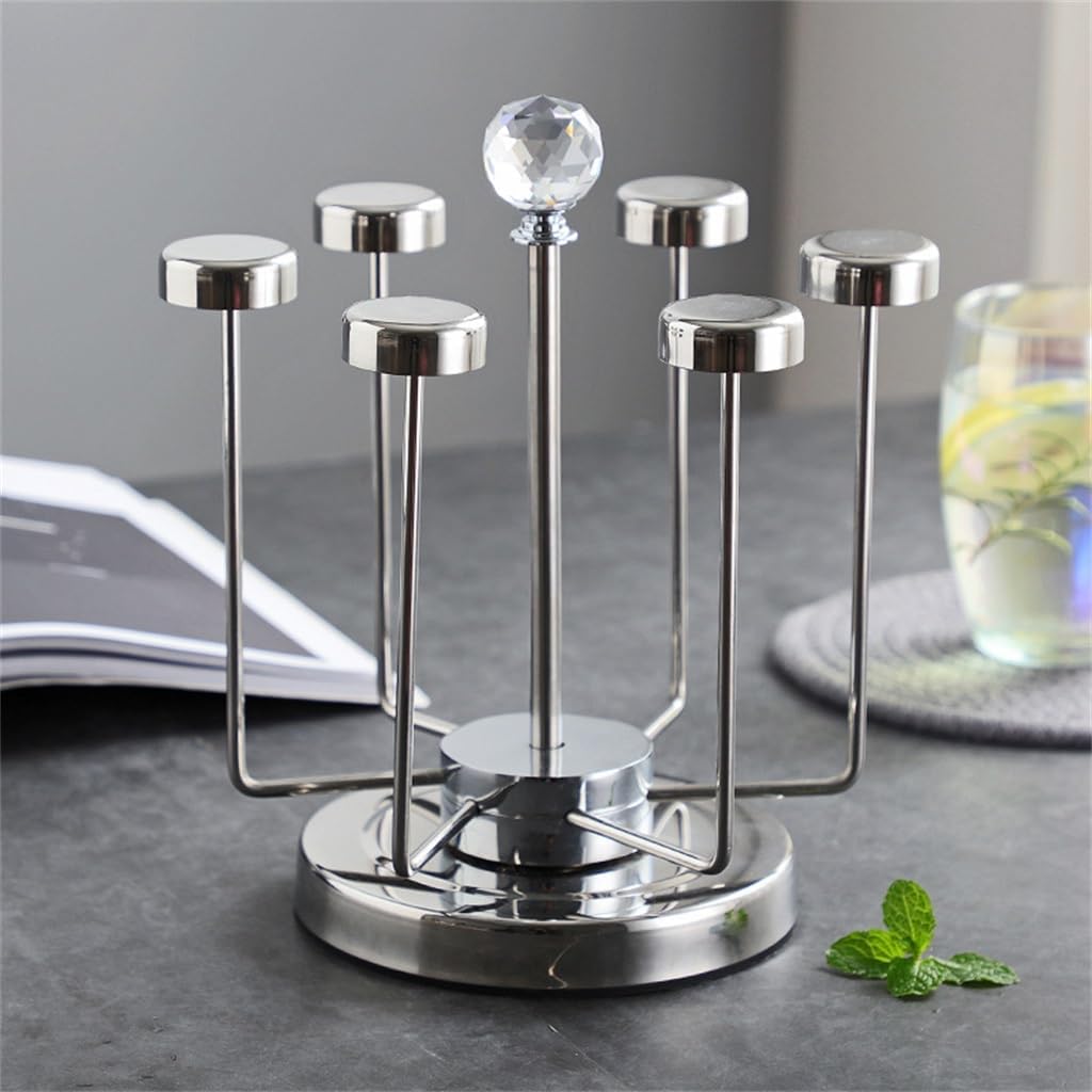 Stainless Steel Drain Cup Holder for Commercial Storage Inverted and Rotating