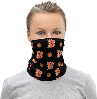 Squirrel Neck Gaiter Face Cover Scarf Stitched Unisex | Breathable Fabric | Stretch Fabric